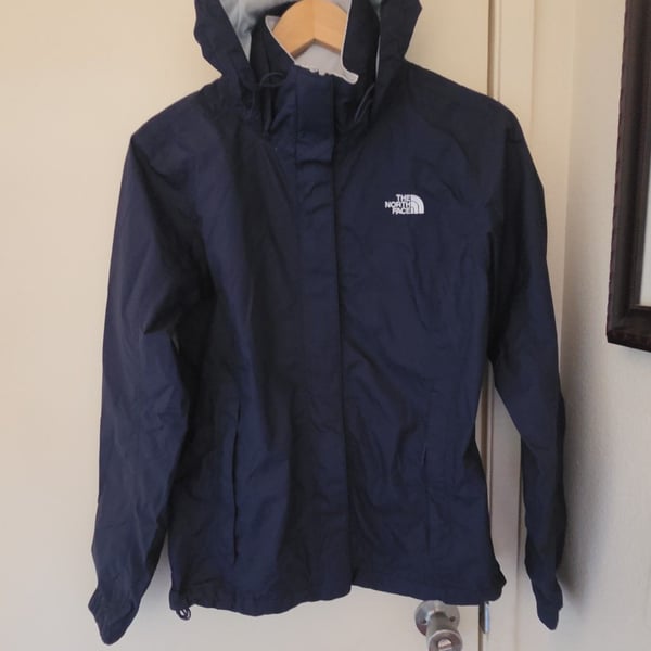 The North Face Venture 2 Jacket Size M Navy Waterproof Rain Shell