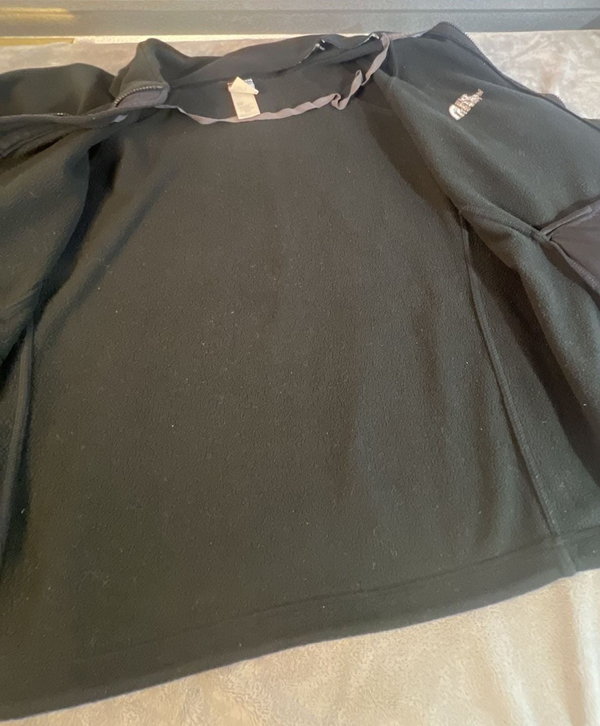 The North Face Full Zip Fleece Jacket Size M Black 9