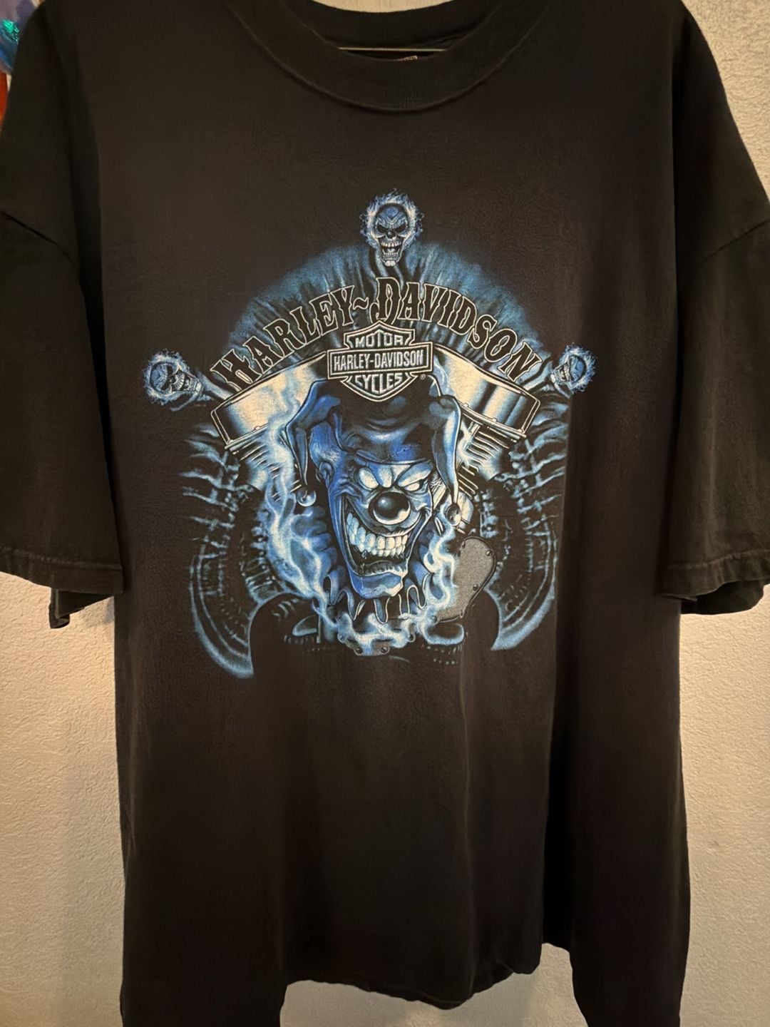 Harley-Davidson Sturgis T-Shirt Size 2XL Black Clown Graphic 2