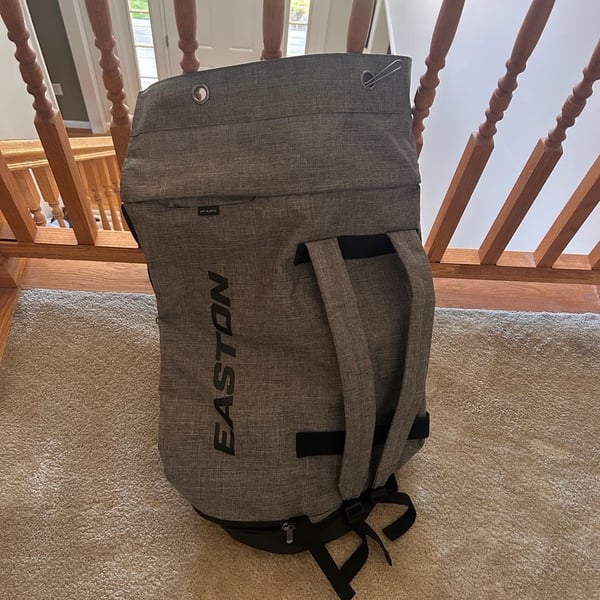 Easton Catchers Baseball Backpack Gray