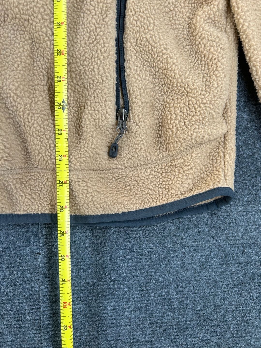 Free Country Highland Sherpa Jacket Size XL Beige Full Zip Fleece 11
