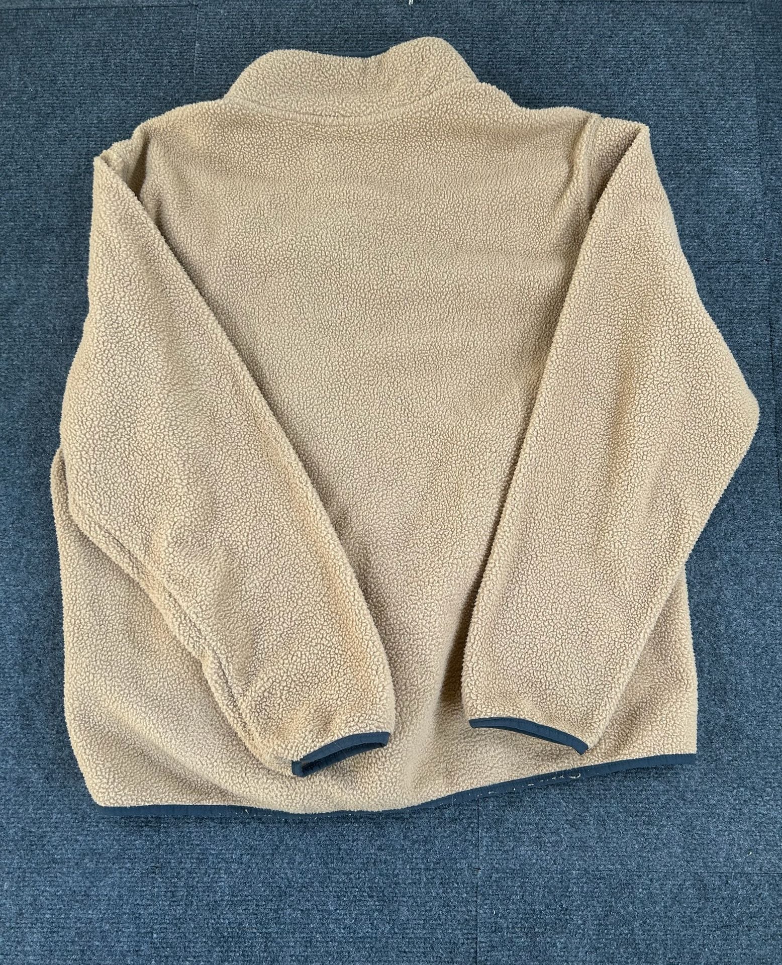 Free Country Highland Sherpa Jacket Size XL Beige Full Zip Fleece 12