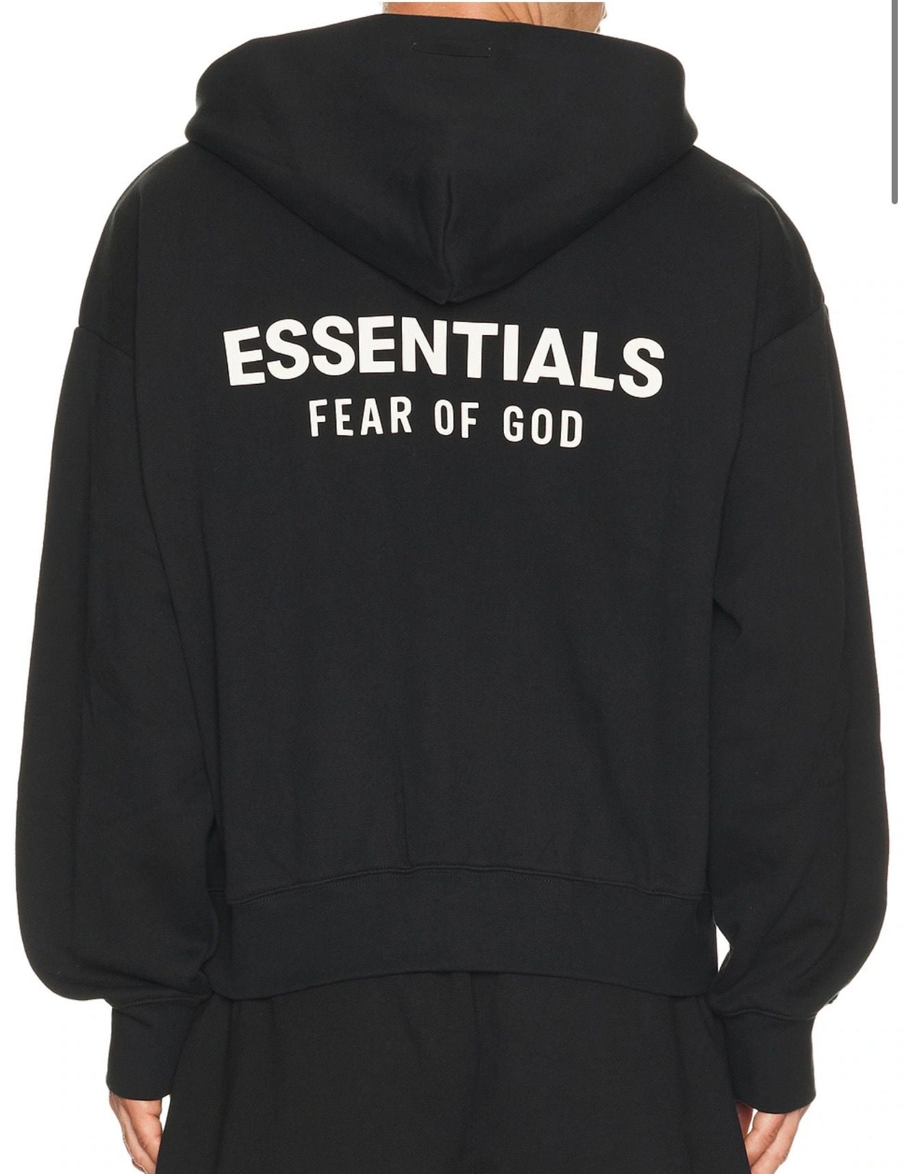 Fear Of God Essentials Classic Zip-Up Hoodie Black 2