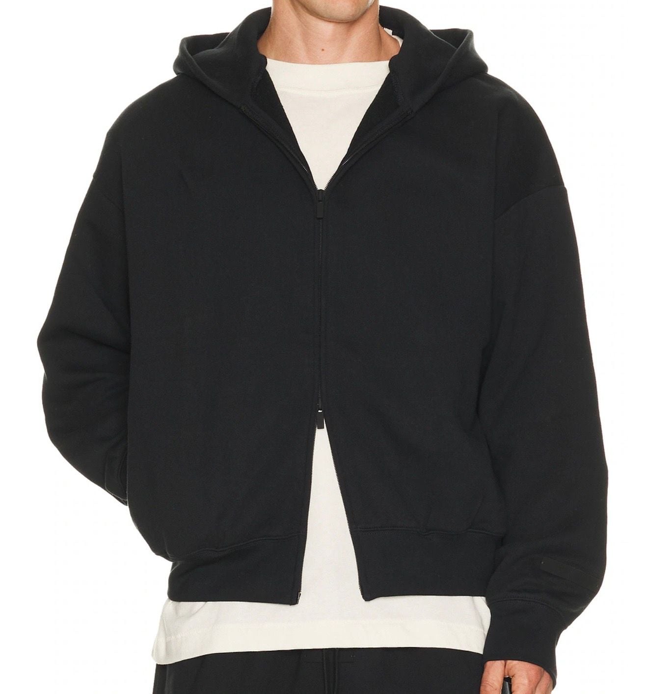 Fear Of God Essentials Classic Zip-Up Hoodie Black 4