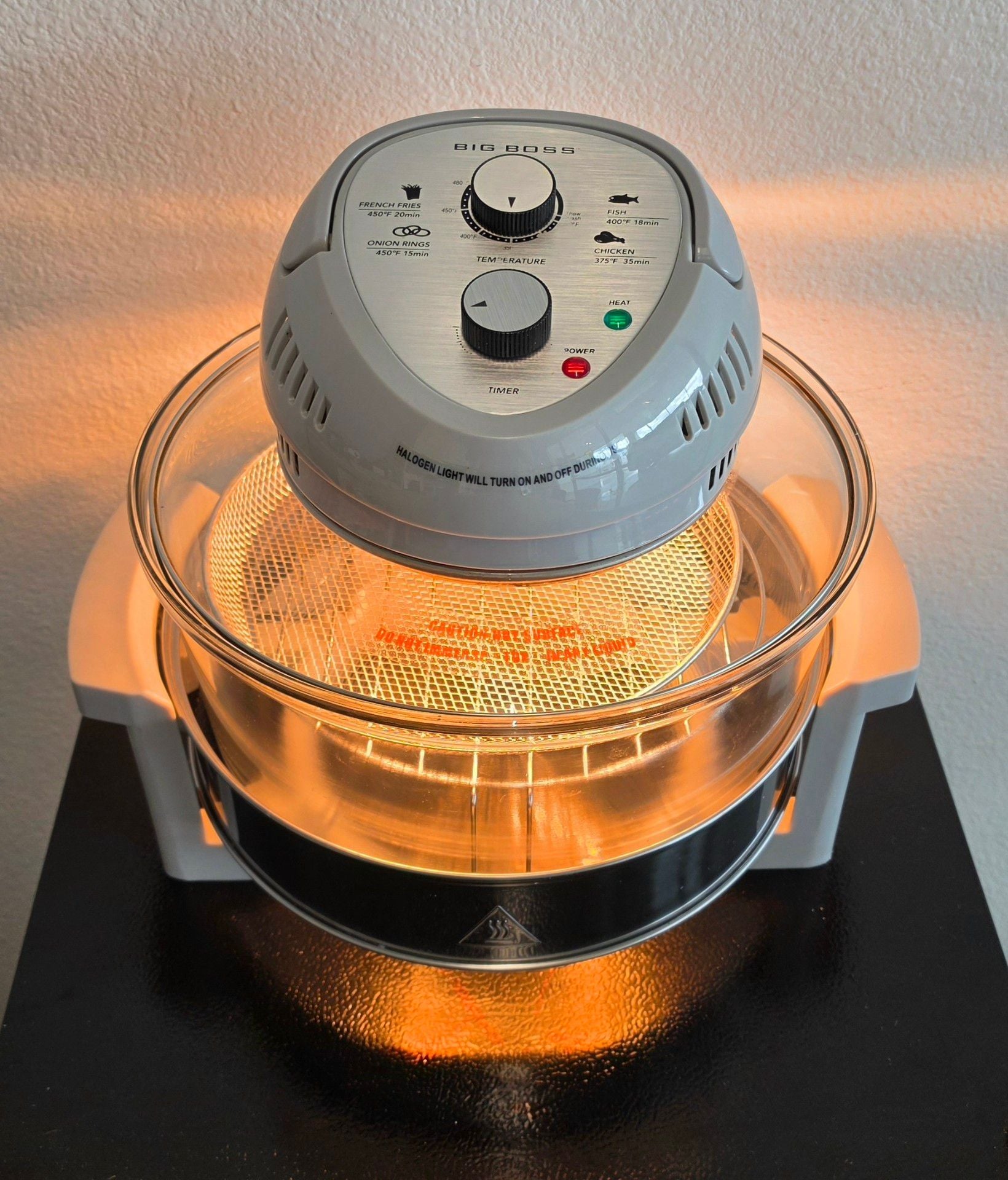 Big Boss 16 Qt Oil-Less Air Fryer Convection Oven Model 8605 1