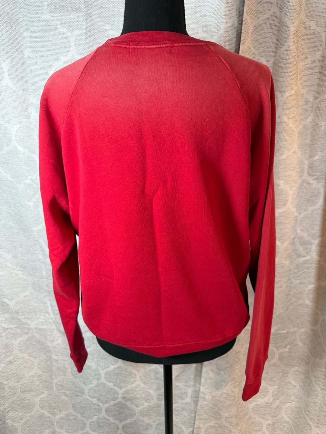 Daydreamer Distressed Athletic Dept Hockey Club Sweatshirt Red 5