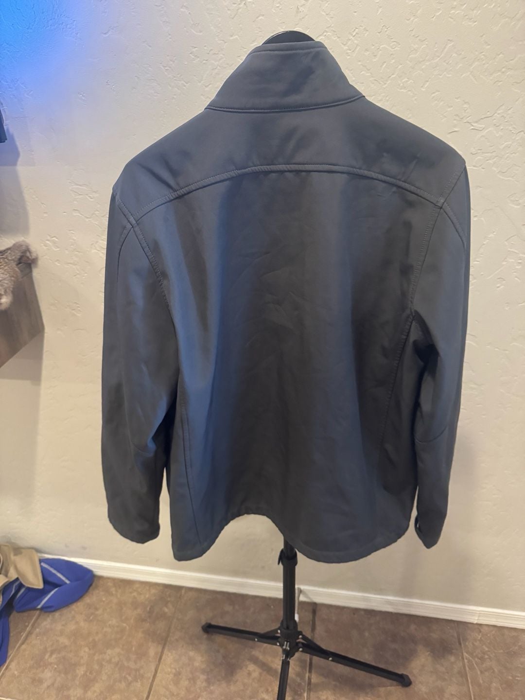 Guess Softshell Jacket Gray Mens Medium 6