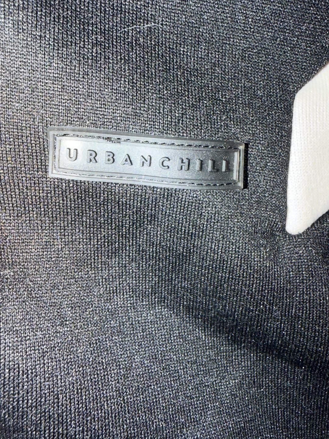 Manfinity Graphic Zip Up Hoodie Size M Black White Streetwear 4