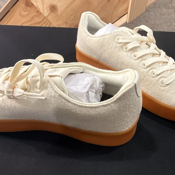 Allbirds Wool Cruiser Select Size 10 Natural White Gum Sneakers