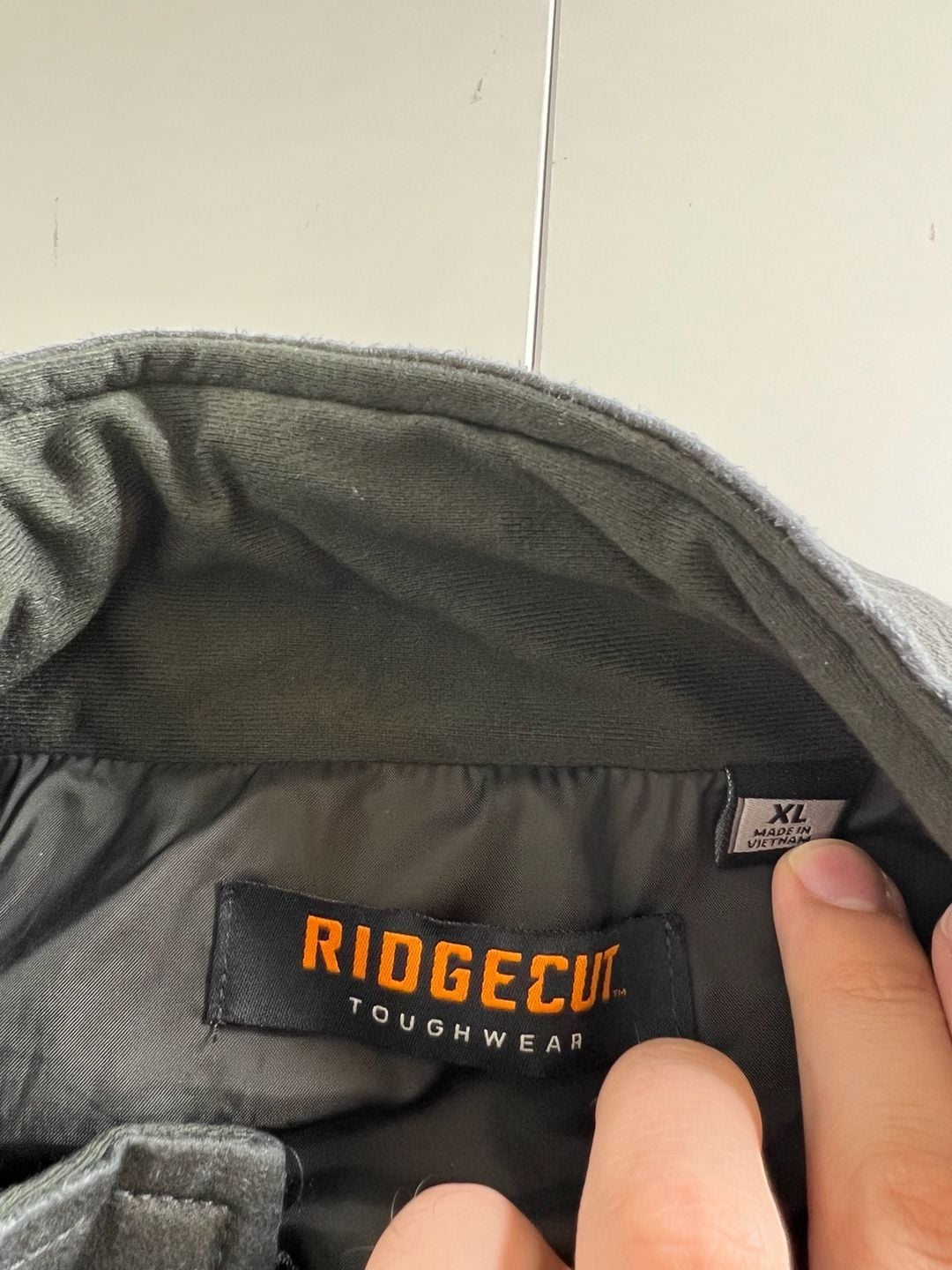 Ridgecut Heritage Vest Size XL Gray Canvas Utility Workwear 4