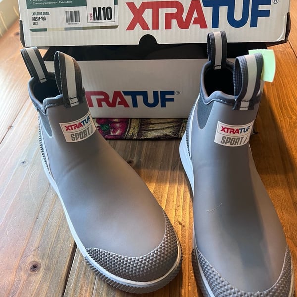 Xtratuf Ankle Deck Boot Sport Size 10 Gray