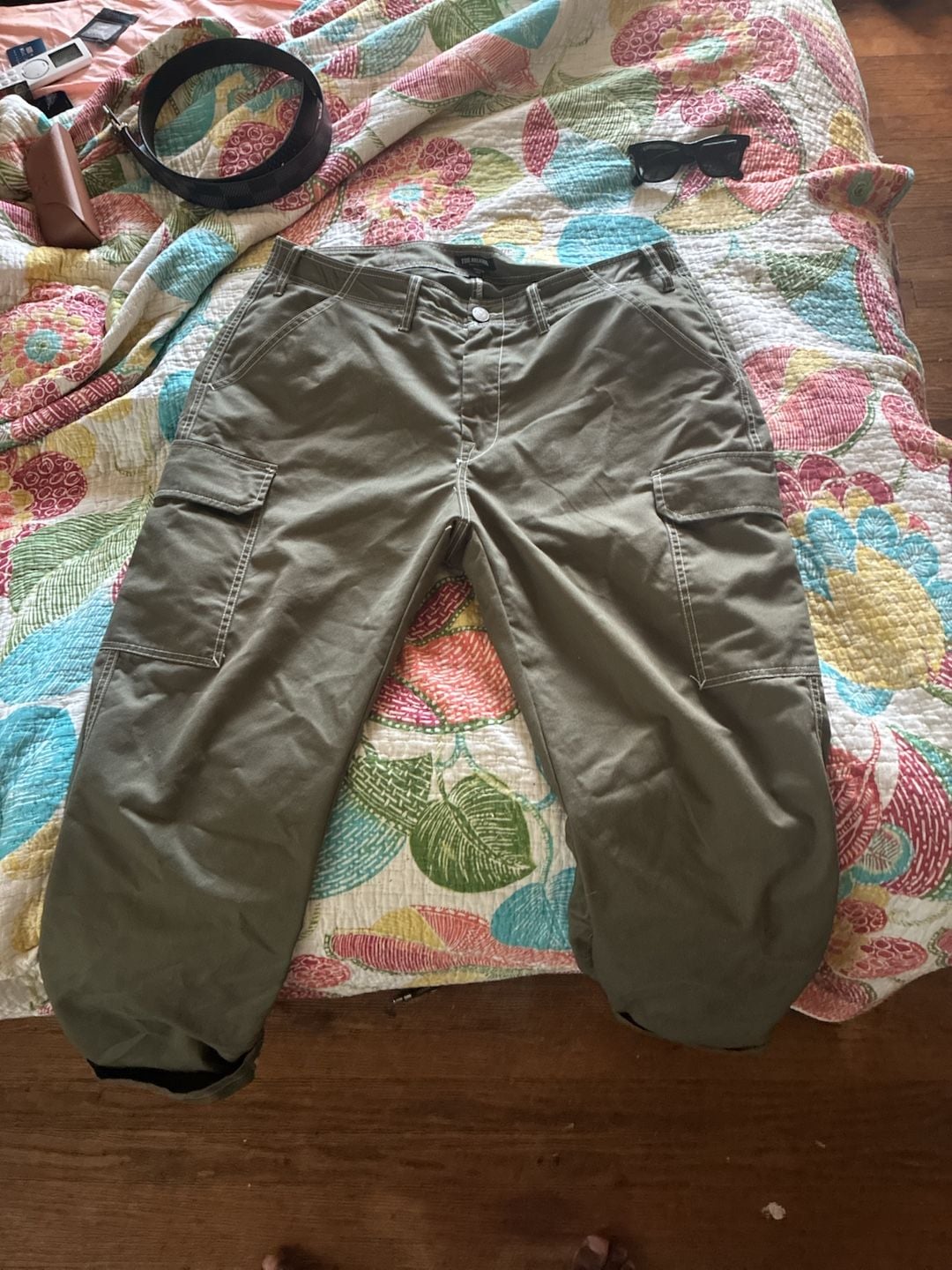 VINTAGE US ARMY TROPICAL COMBAT TROUSERS RIP STOP 1985 SIZE MEDIUM REG – , 2