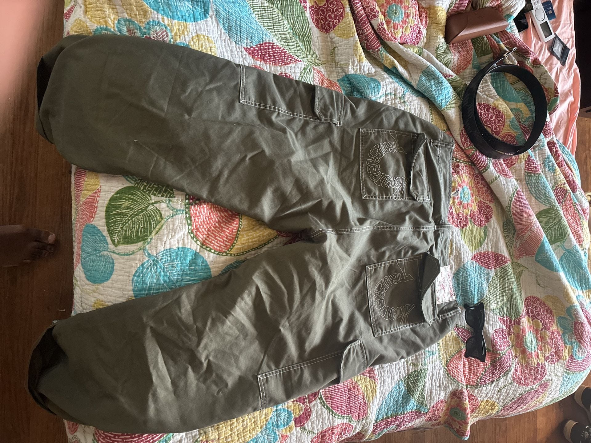 VINTAGE US ARMY TROPICAL COMBAT TROUSERS RIP STOP 1985 SIZE MEDIUM REG – , 3