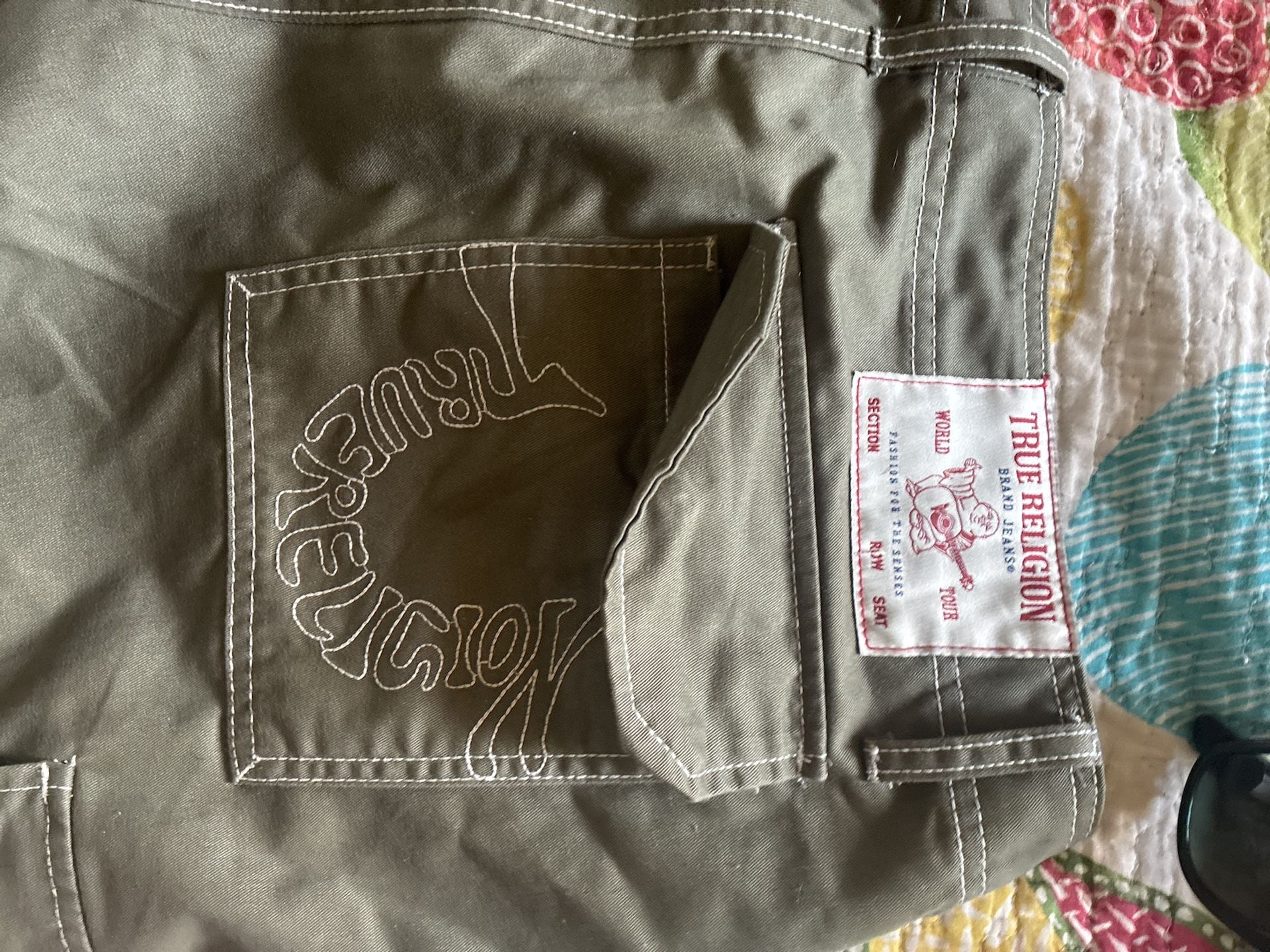 VINTAGE US ARMY TROPICAL COMBAT TROUSERS RIP STOP 1985 SIZE MEDIUM REG – , 4
