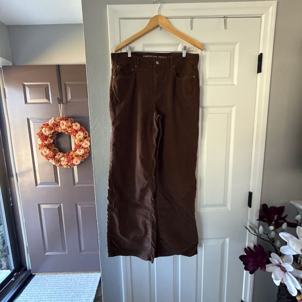 American Eagle Corduroy Pants Brown