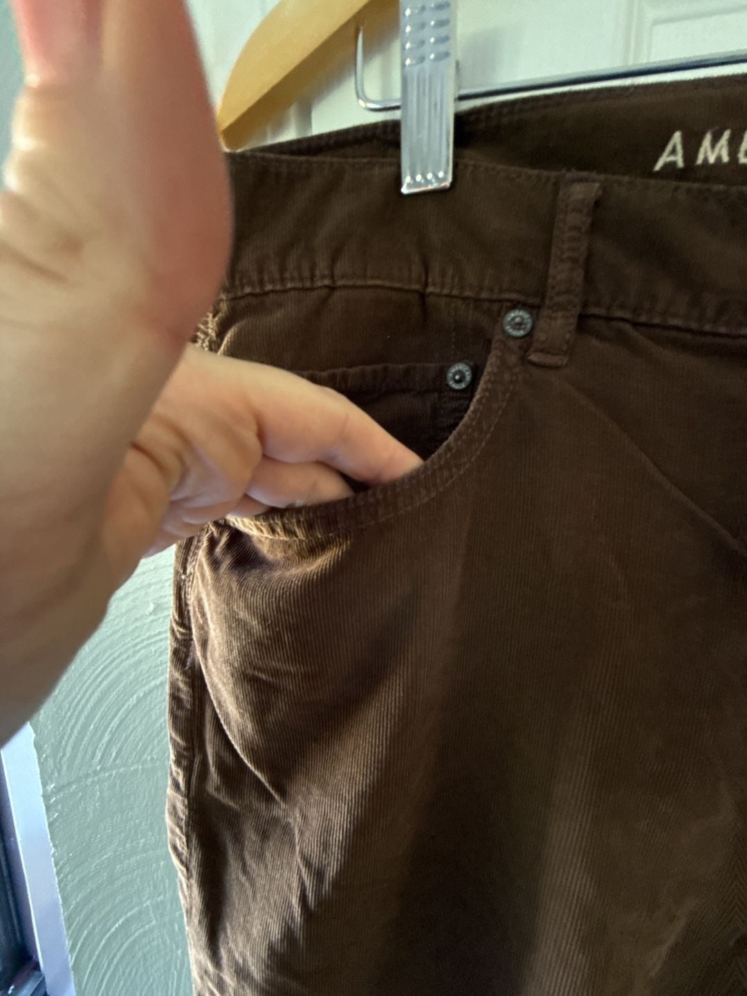 American Eagle Corduroy Pants Brown 5