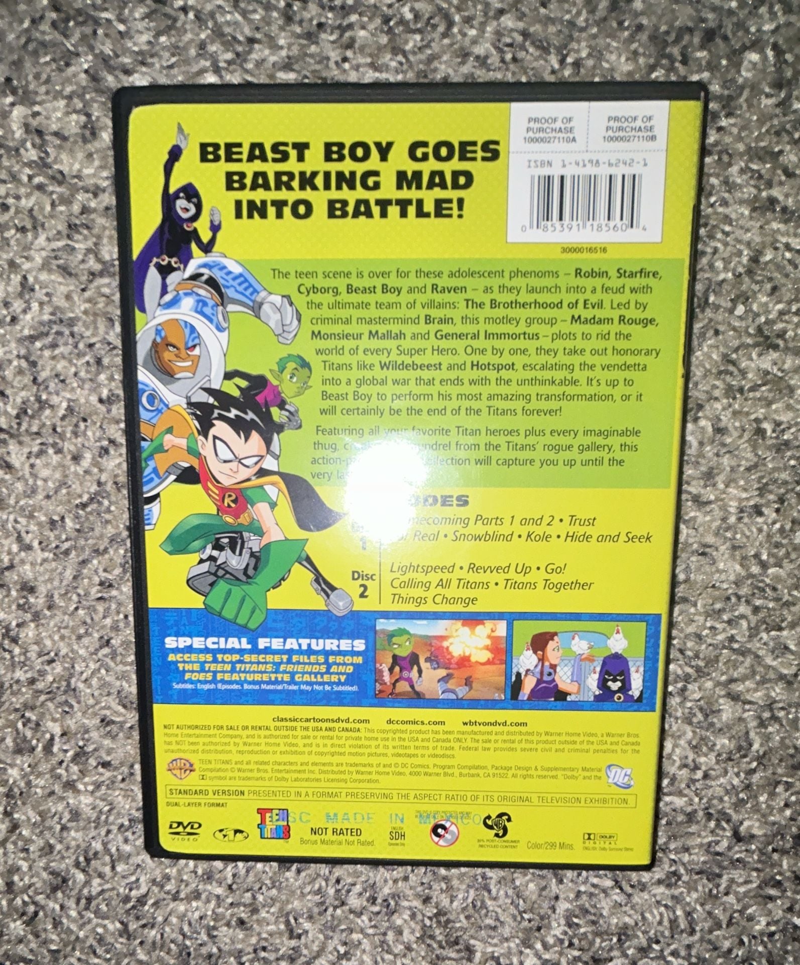 Teen Titans The Complete Fifth Season DVD 2