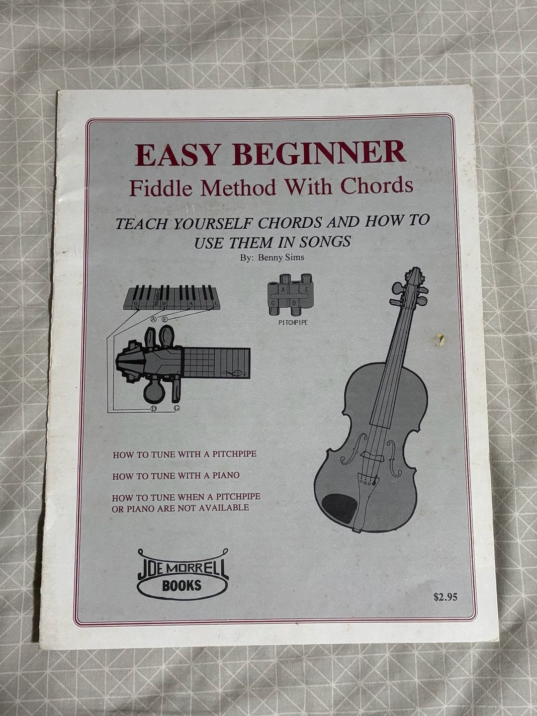 Joe Morrell Books Easy Beginner Fiddle Method With Chords Book By Benny Sims 1