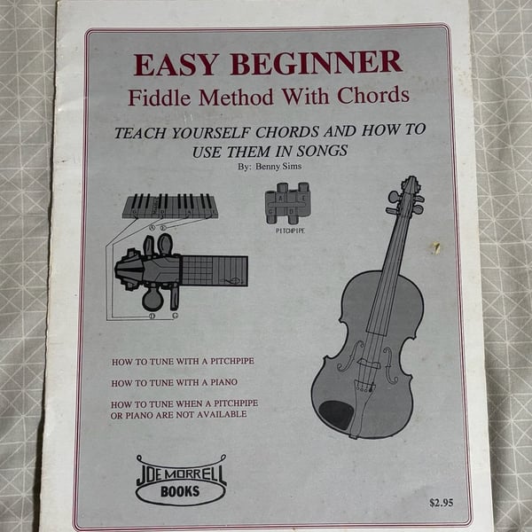 Joe Morrell Books Easy Beginner Fiddle Method With Chords Book By Benny Sims