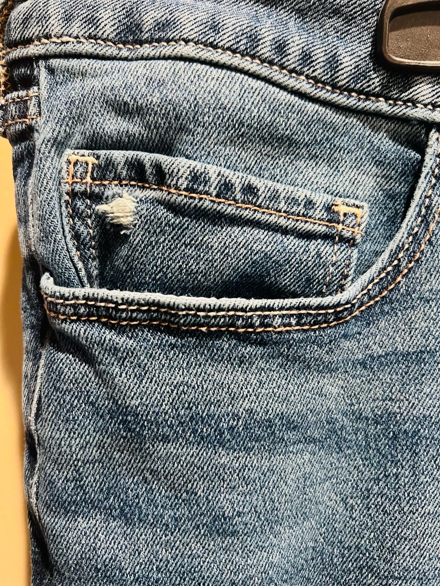 Hollister Low Rise Boot Jeans Size 18 Blue Denim 8