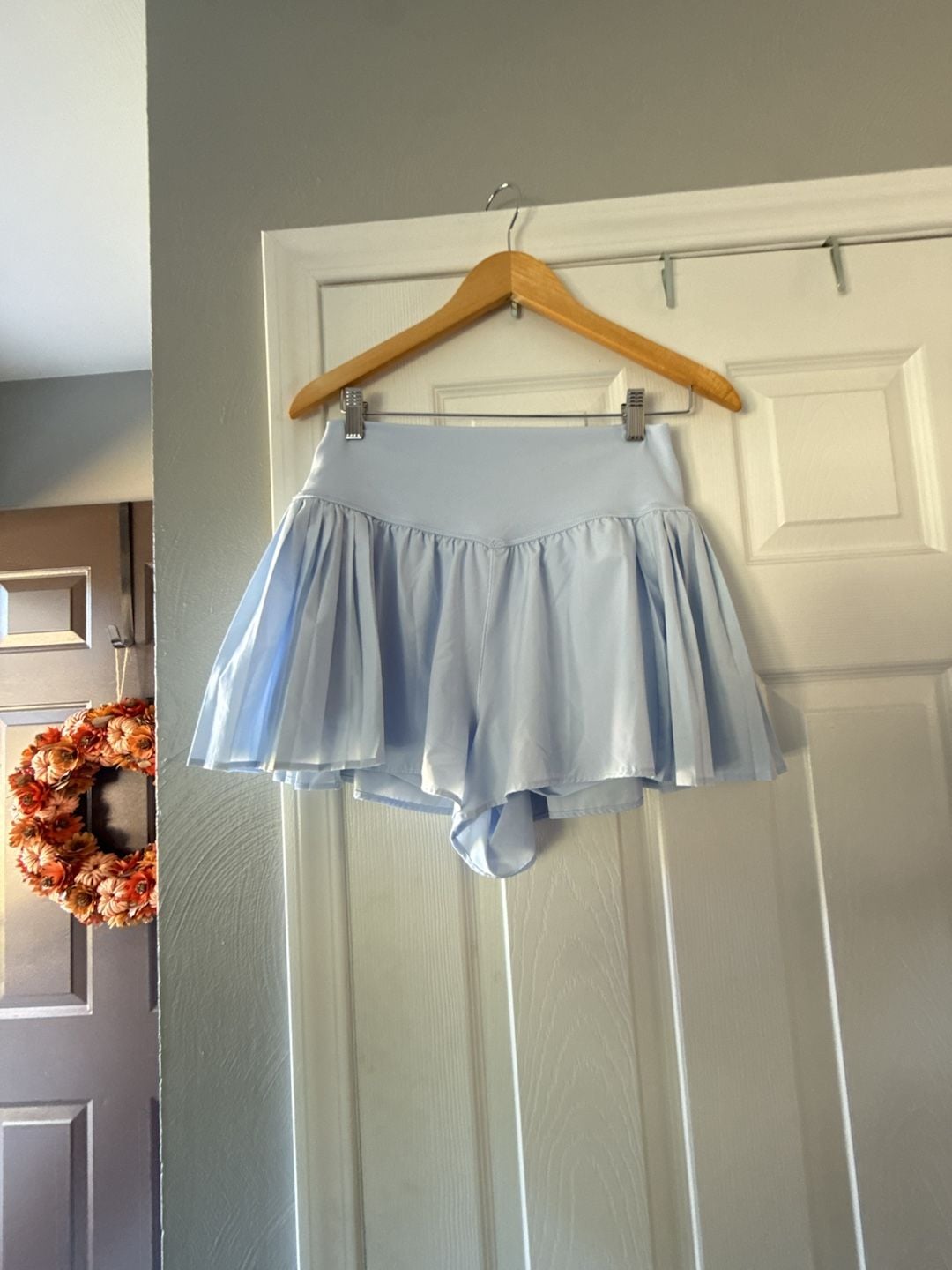 Offline by Aerie Skort Size XL Light Blue Ruffled Active Tennis Skirt 2