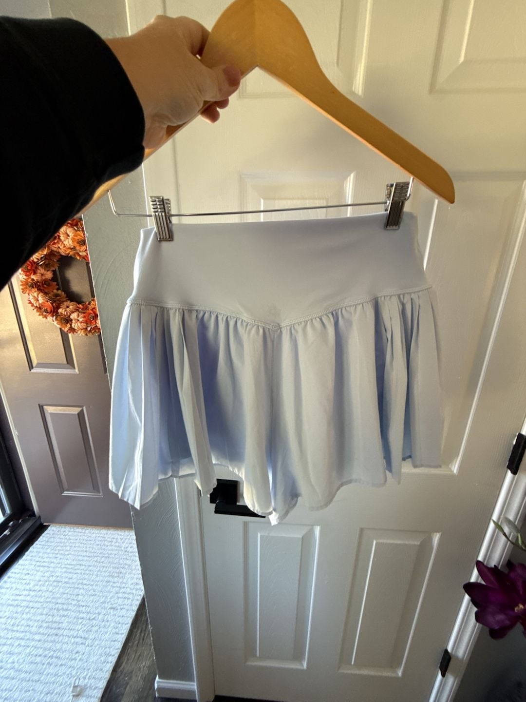 Offline by Aerie Skort Size XL Light Blue Ruffled Active Tennis Skirt 4