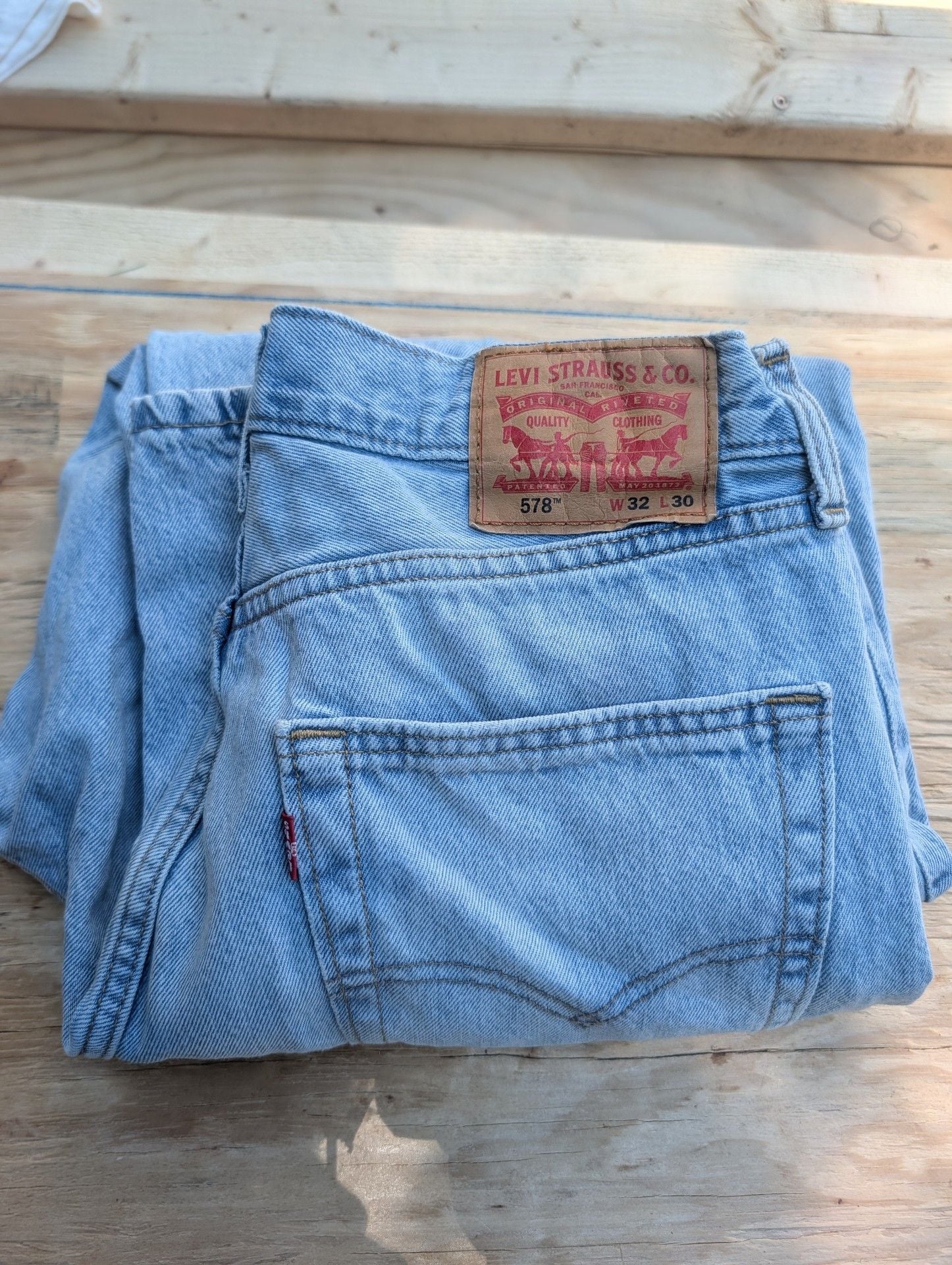 Levi Strauss & Co. 578 Jeans Size 32x30 Blue Denim 1