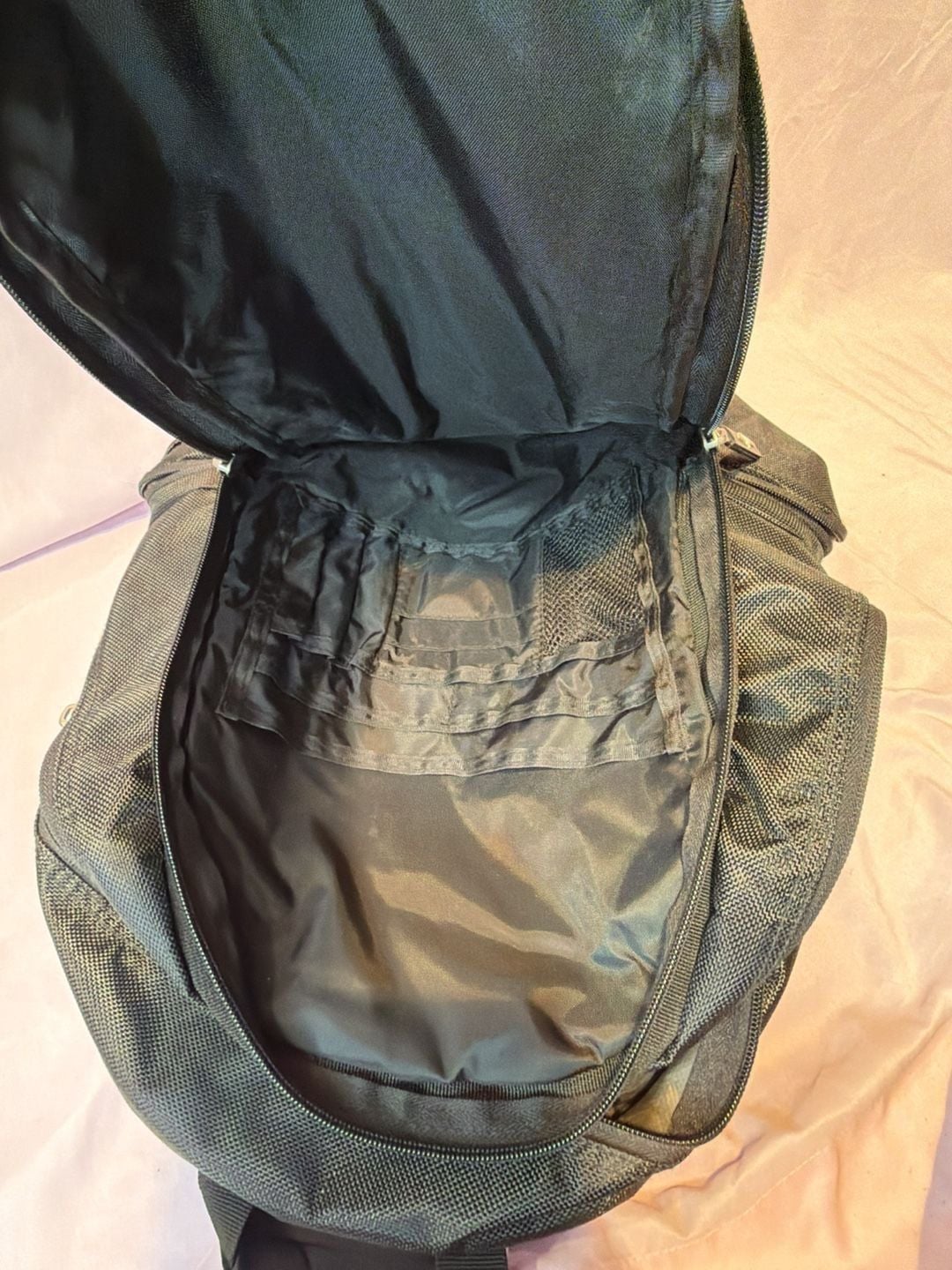 Breitling Nylon Backpack Black Red 4