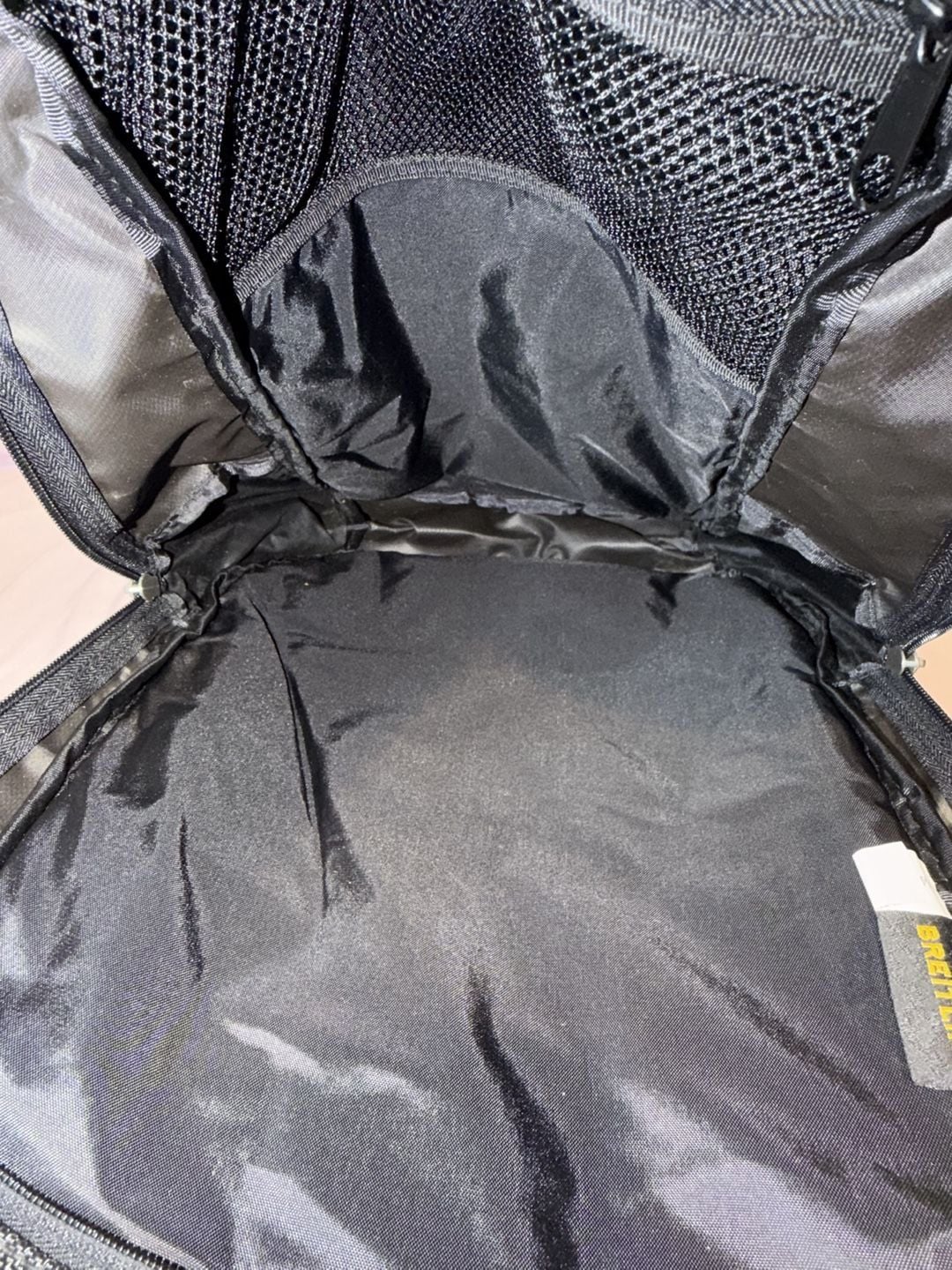 Breitling Nylon Backpack Black Red 6
