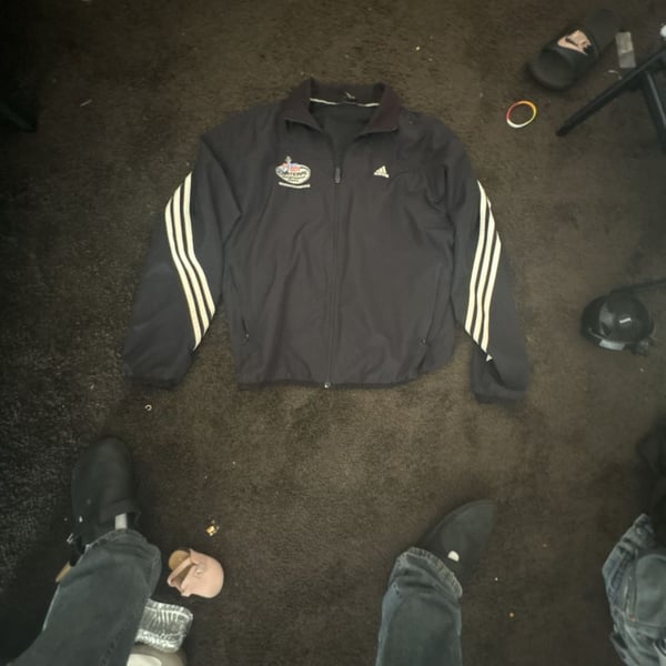 Adidas Track Jacket Black Full Zip