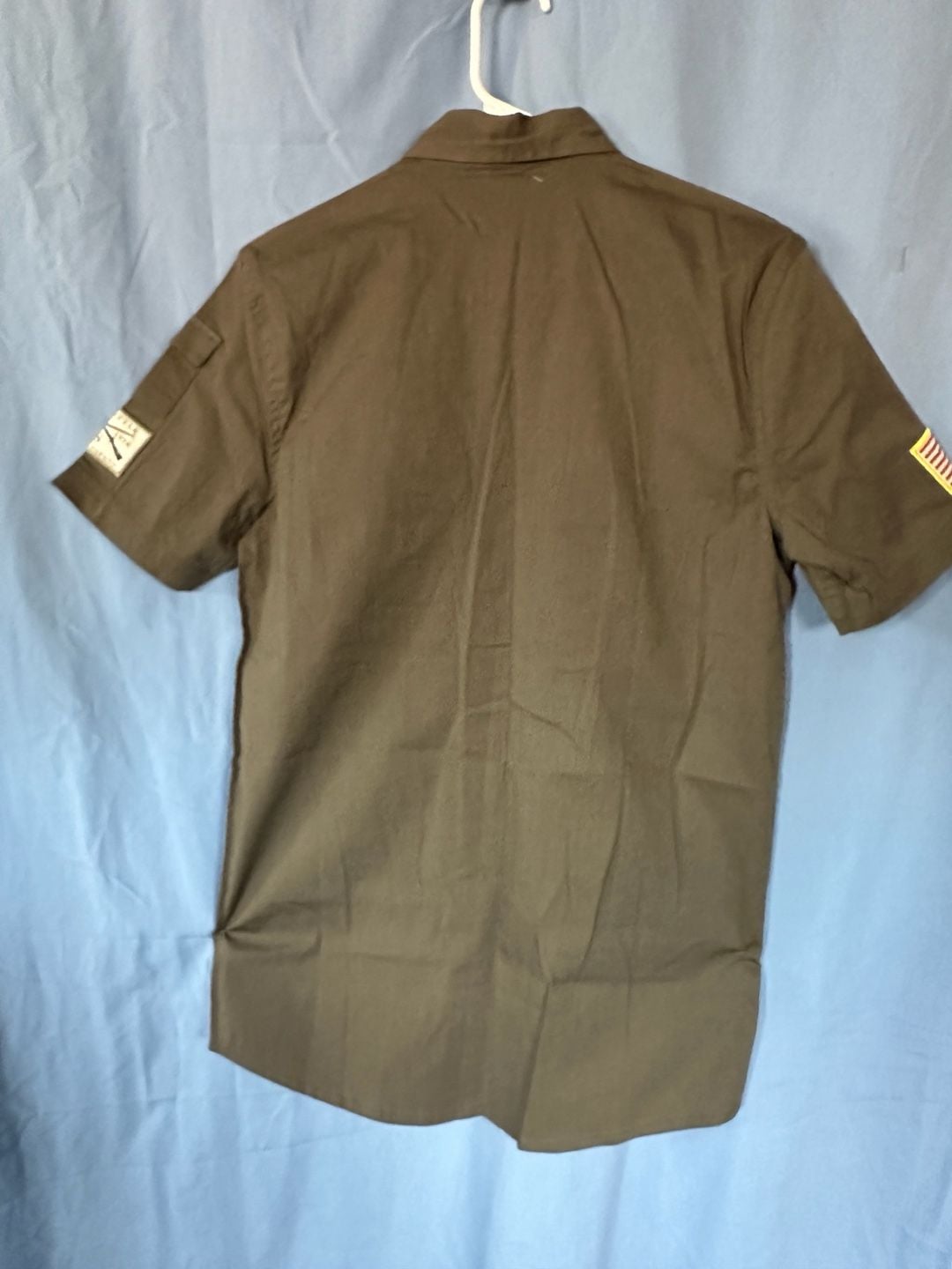 NWT - Grunt Style Button Down Shirt, Size Small, Olive Green Military 7