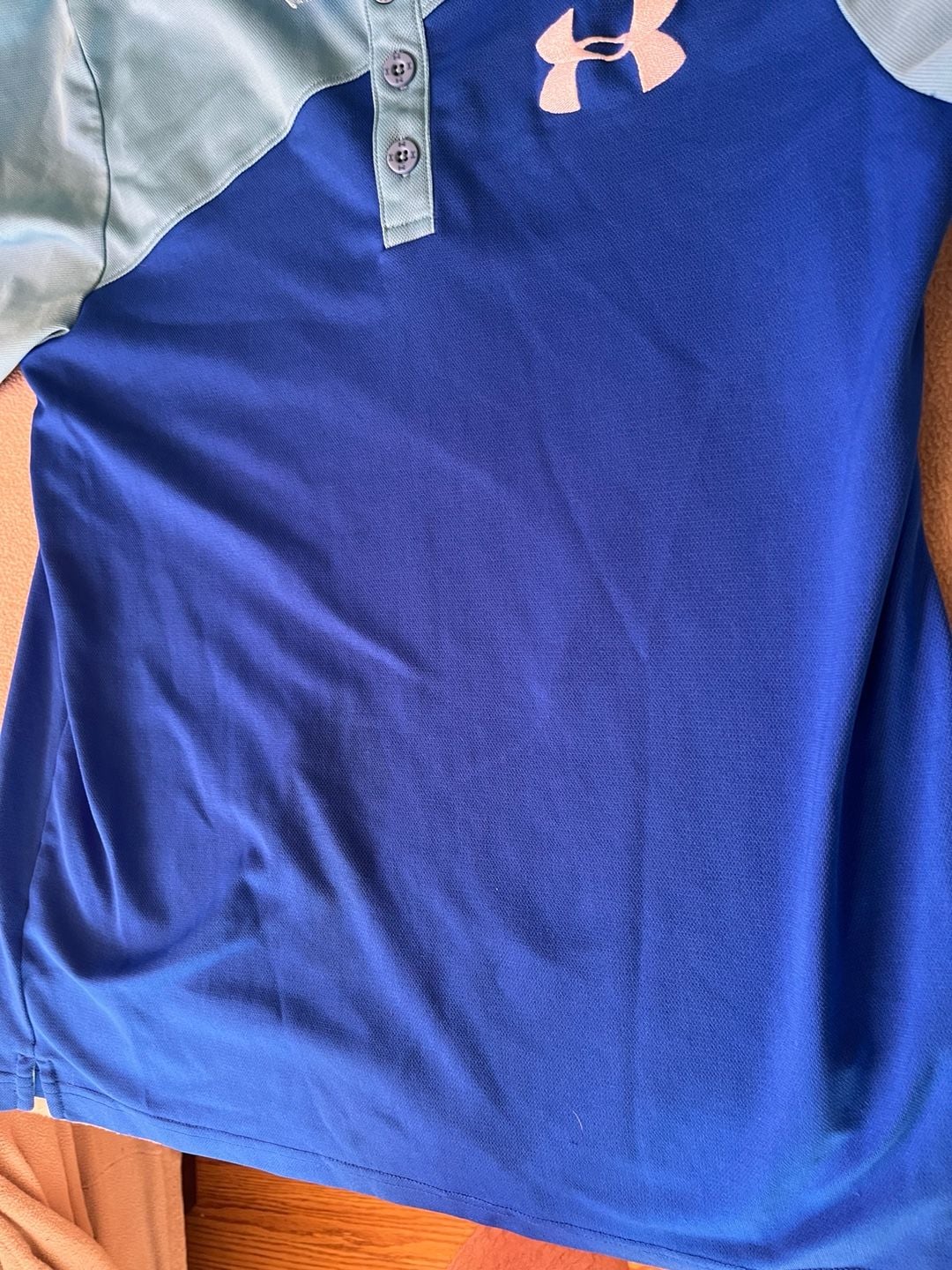 Under Armour HeatGear Polo Shirt Size YXL Blue 5