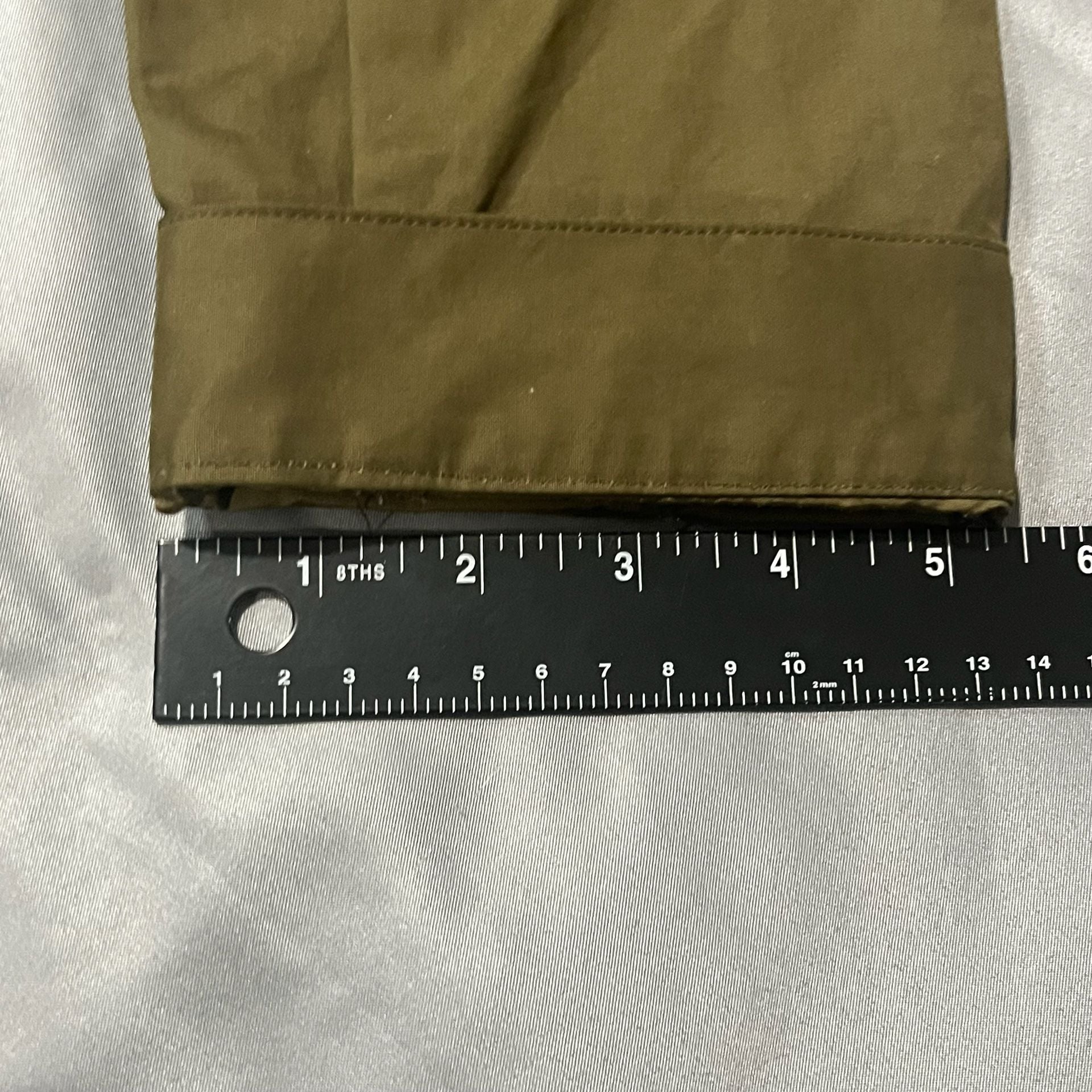 Simply Vera Vera Wang Utility Jacket Size L Olive Green Military Coat 11