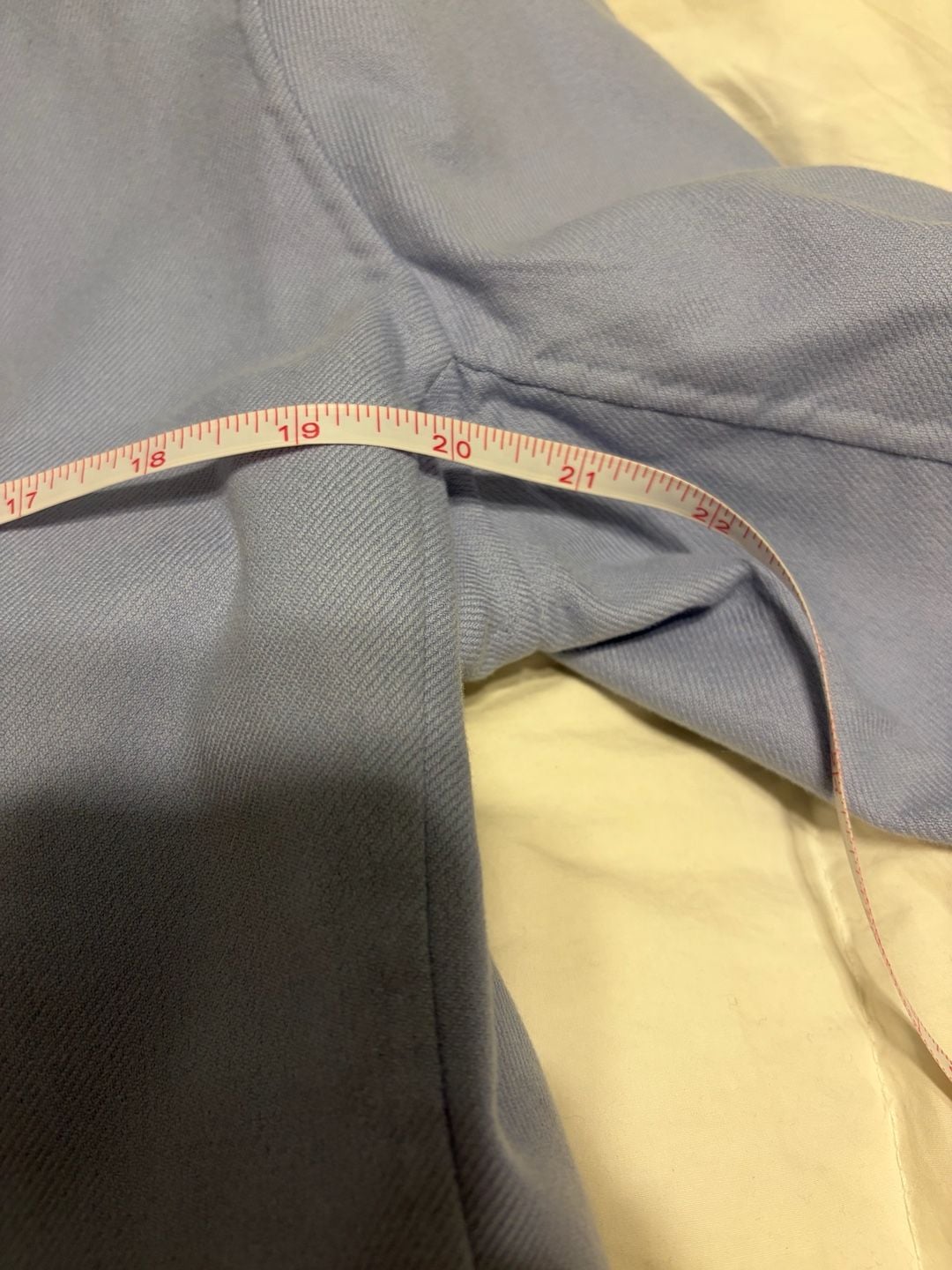 Eileen Fisher Trench Jacket Size M Light Blue Double Breasted 5