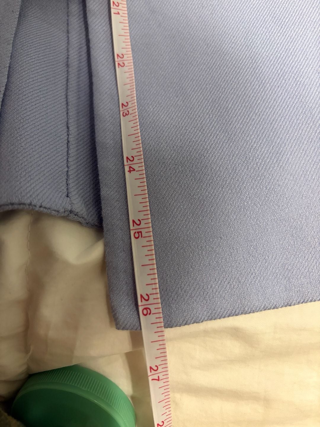 Eileen Fisher Trench Jacket Size M Light Blue Double Breasted 6