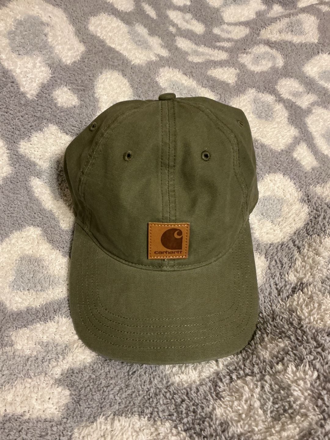 Carhartt Odessa Cap Green Cotton Canvas Adjustable Hat 2