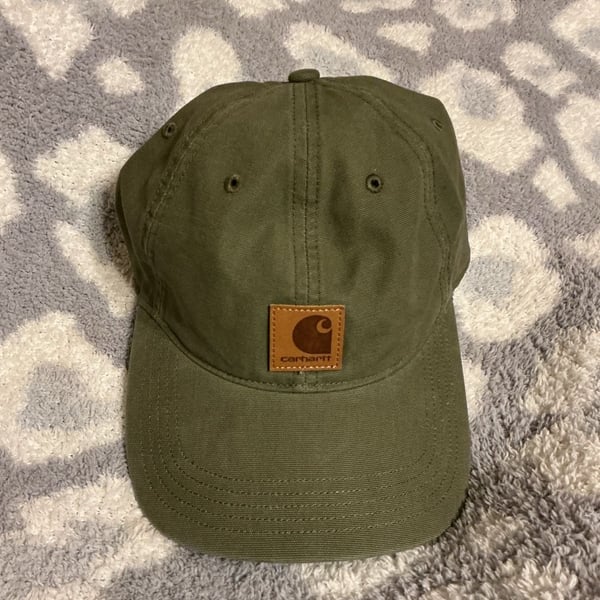 Carhartt Odessa Cap Green Cotton Canvas Adjustable Hat