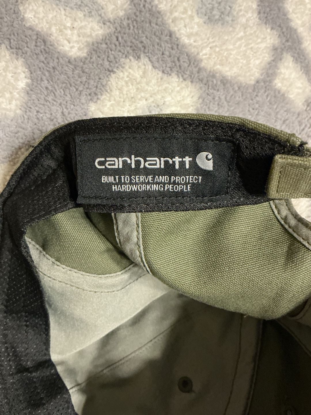 Carhartt Odessa Cap Green Cotton Canvas Adjustable Hat 6