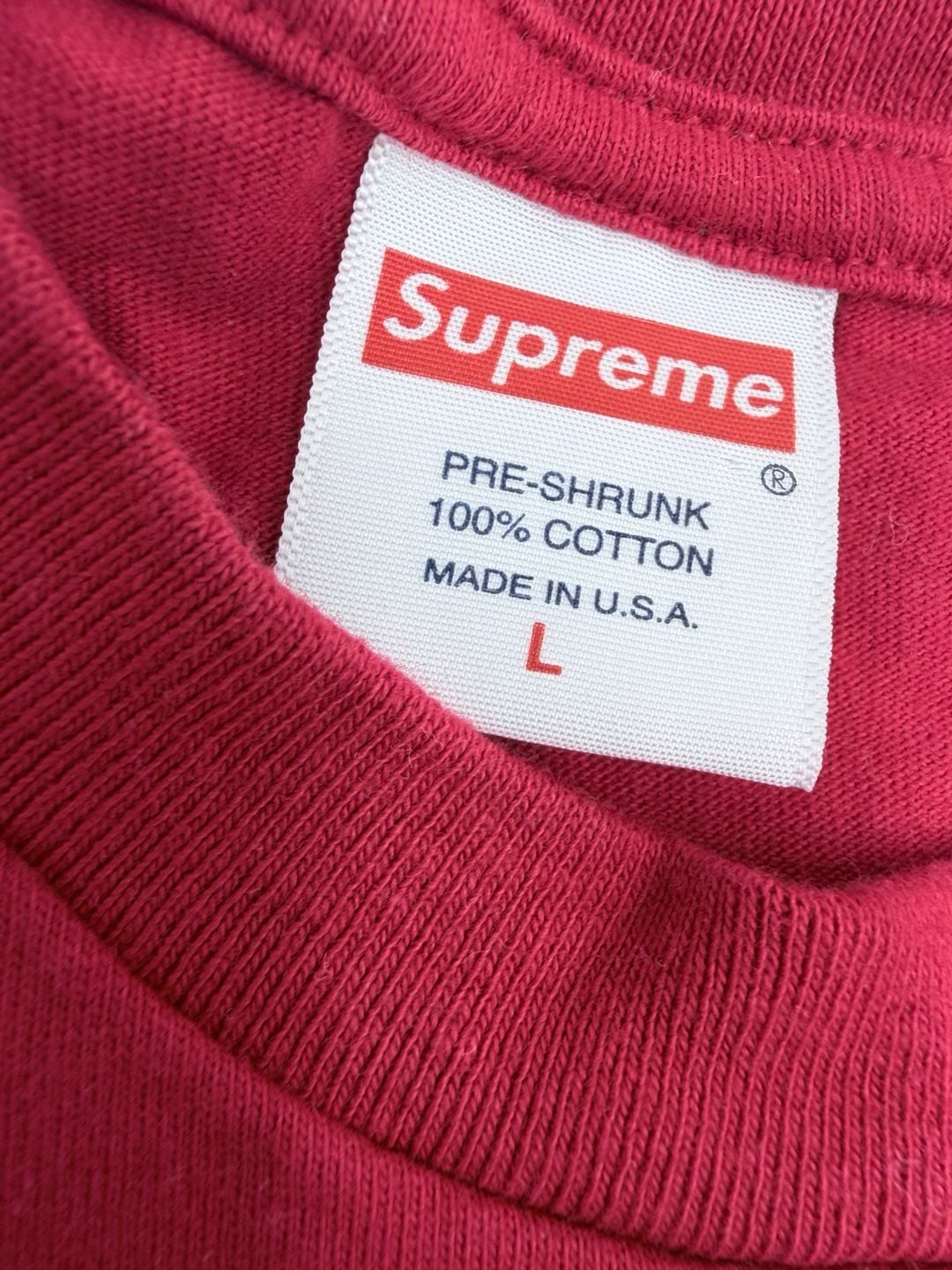 Supreme Box Logo T-Shirt Size L Red Camo 5
