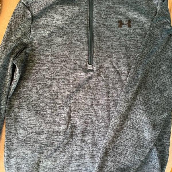 Under Armour Armour Fleece 1/4 Zip Pullover Size S Blue Twist