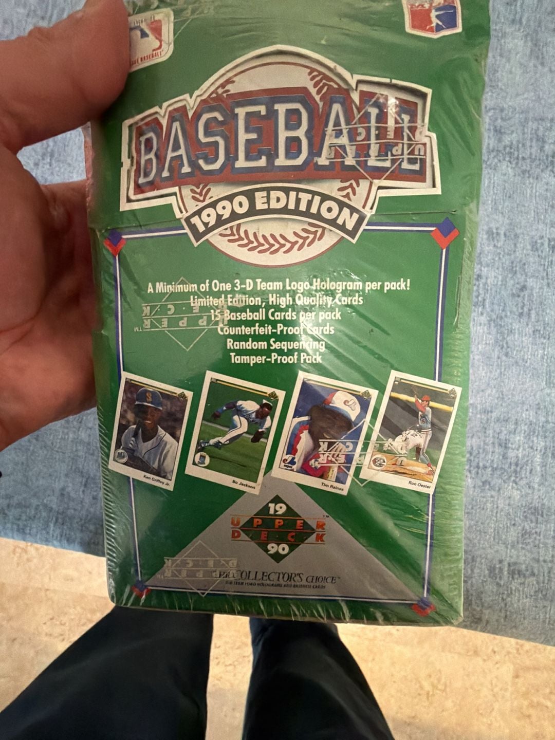 Upper Deck 1990 Baseball Trading Cards Factory Sealed Wax Box 2