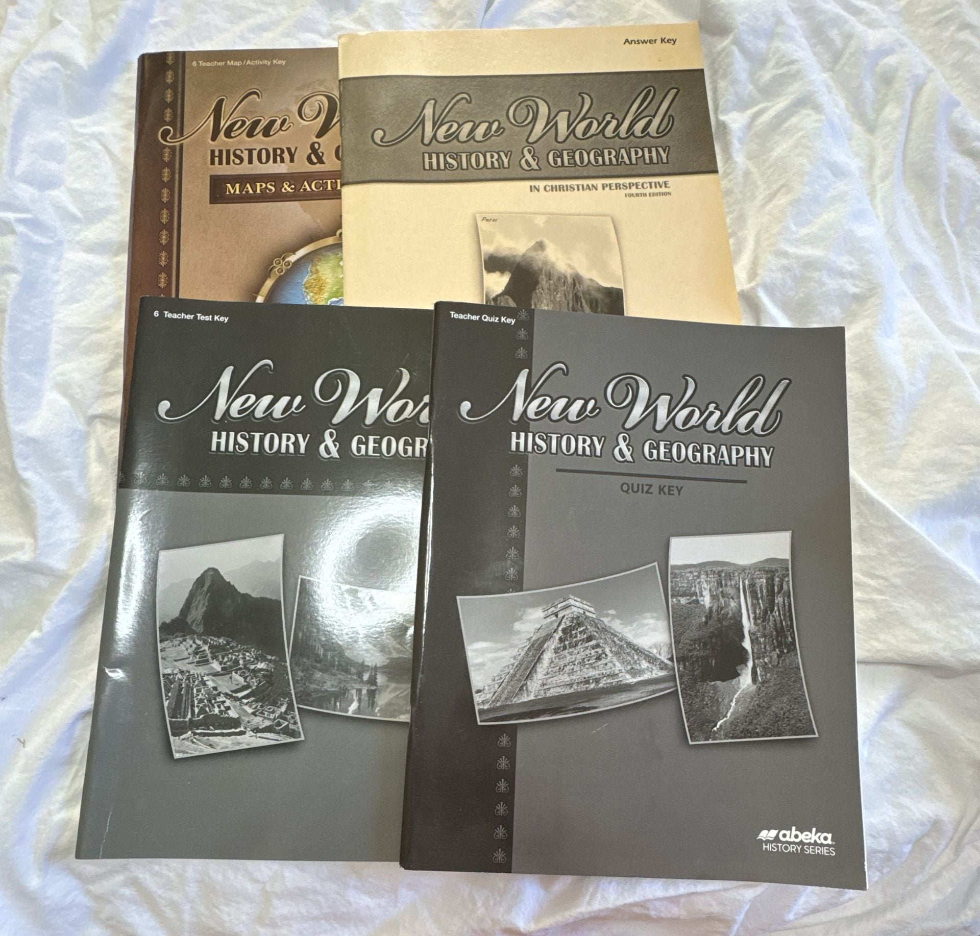 Abeka New World History & Geography Test And Quiz Keys 1