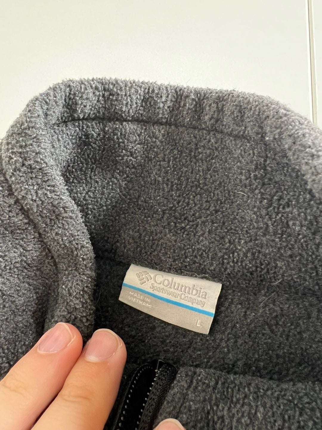 Columbia Benton Springs Full Zip Fleece Jacket Size L Gray 4