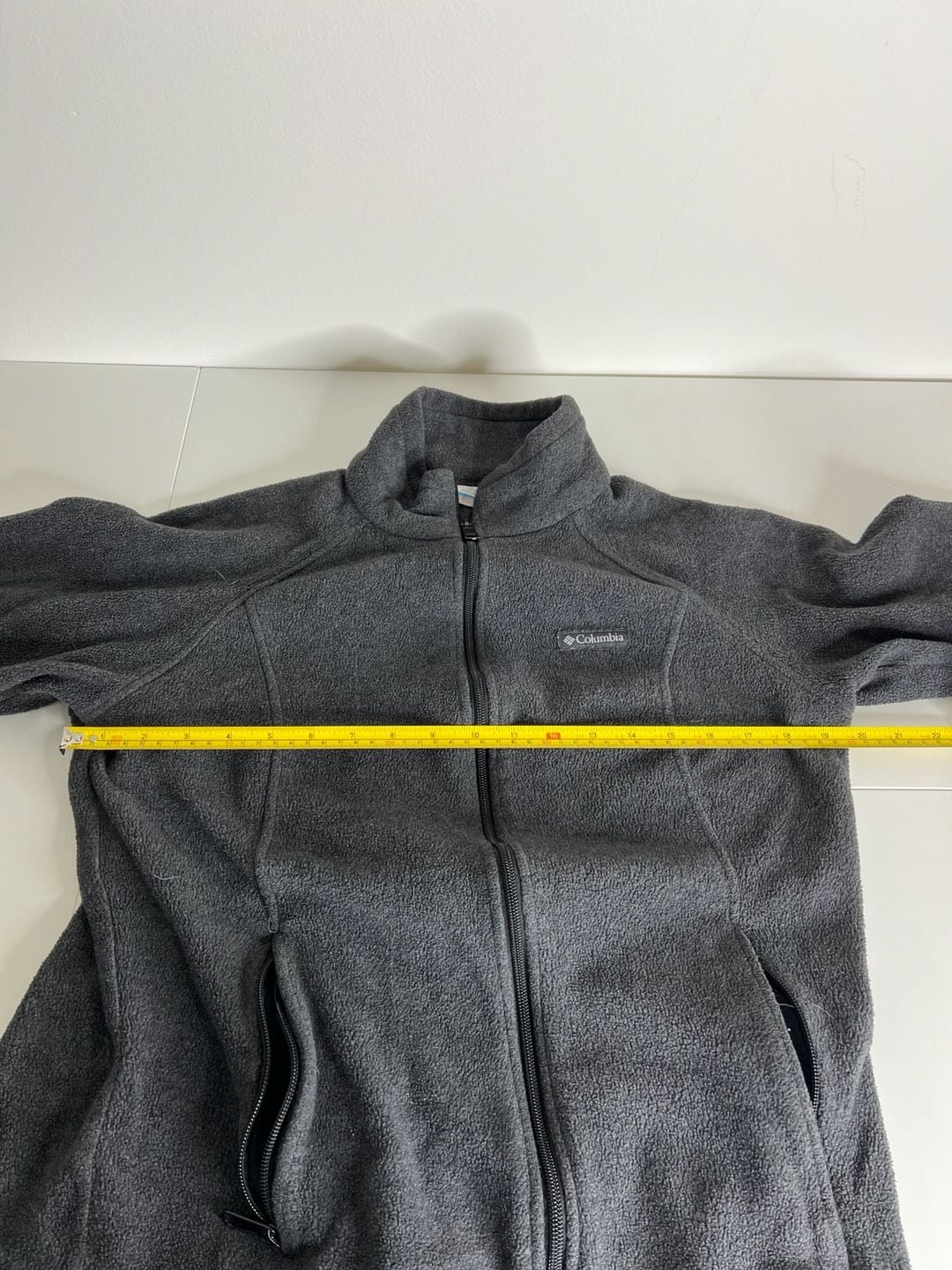 Columbia Benton Springs Full Zip Fleece Jacket Size L Gray 6