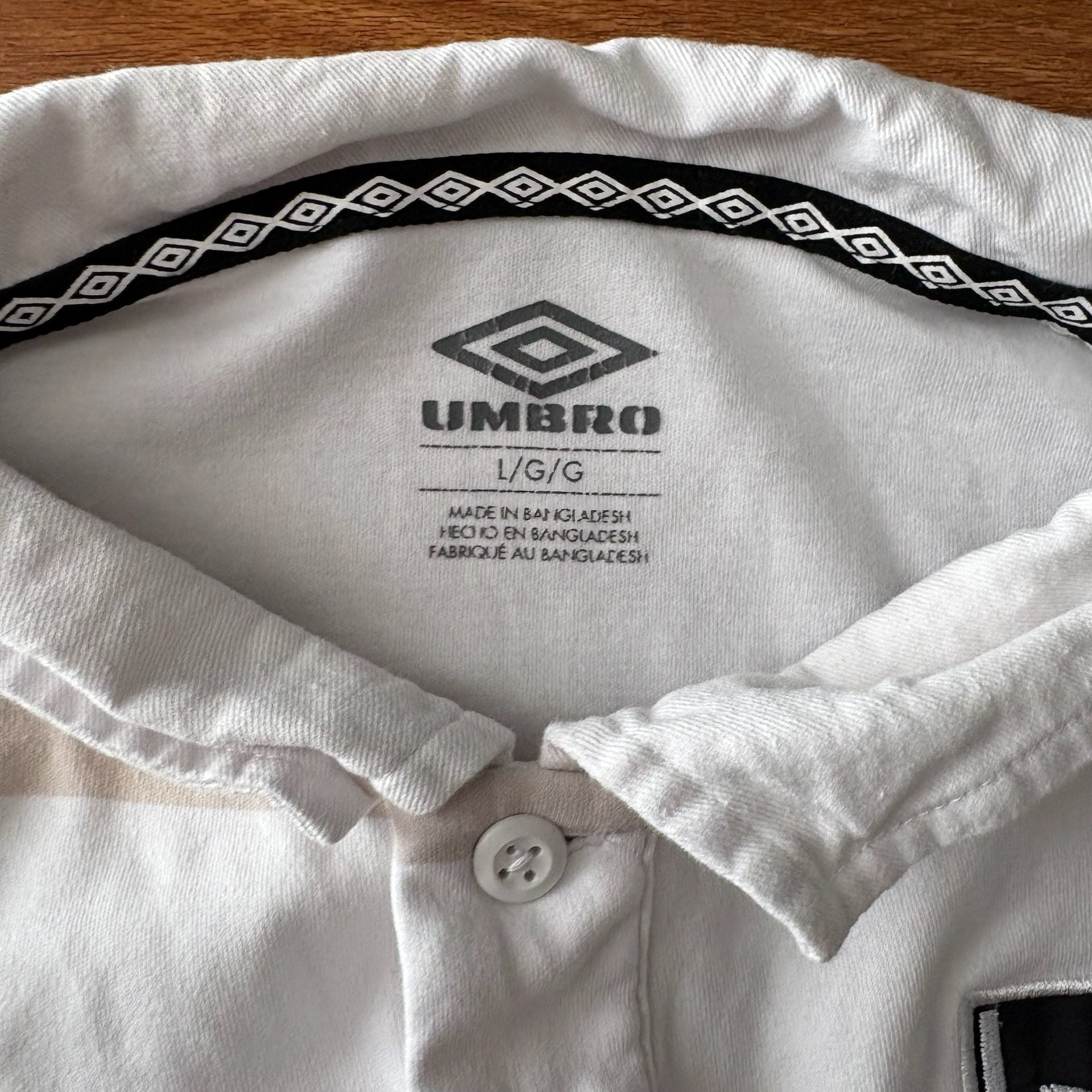 Umbro Manchester Long Sleeve Rugby Shirt L 4