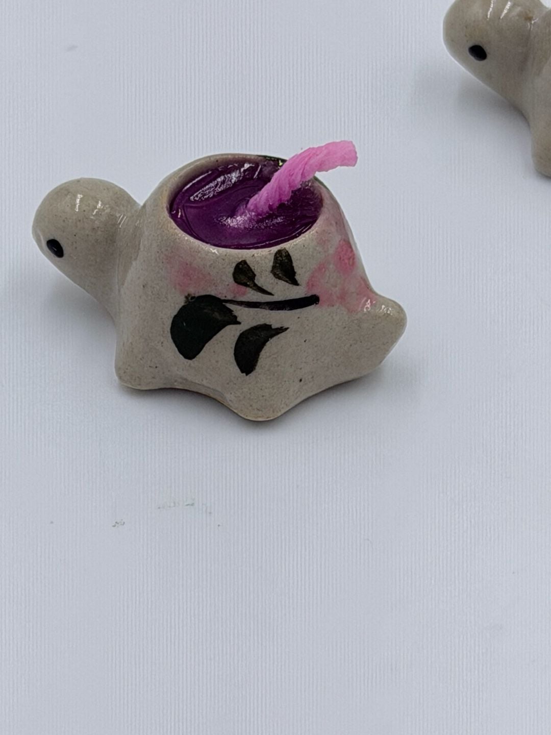 Handmade Ceramic Turtle Candle Holder Set Of Three Mini 6