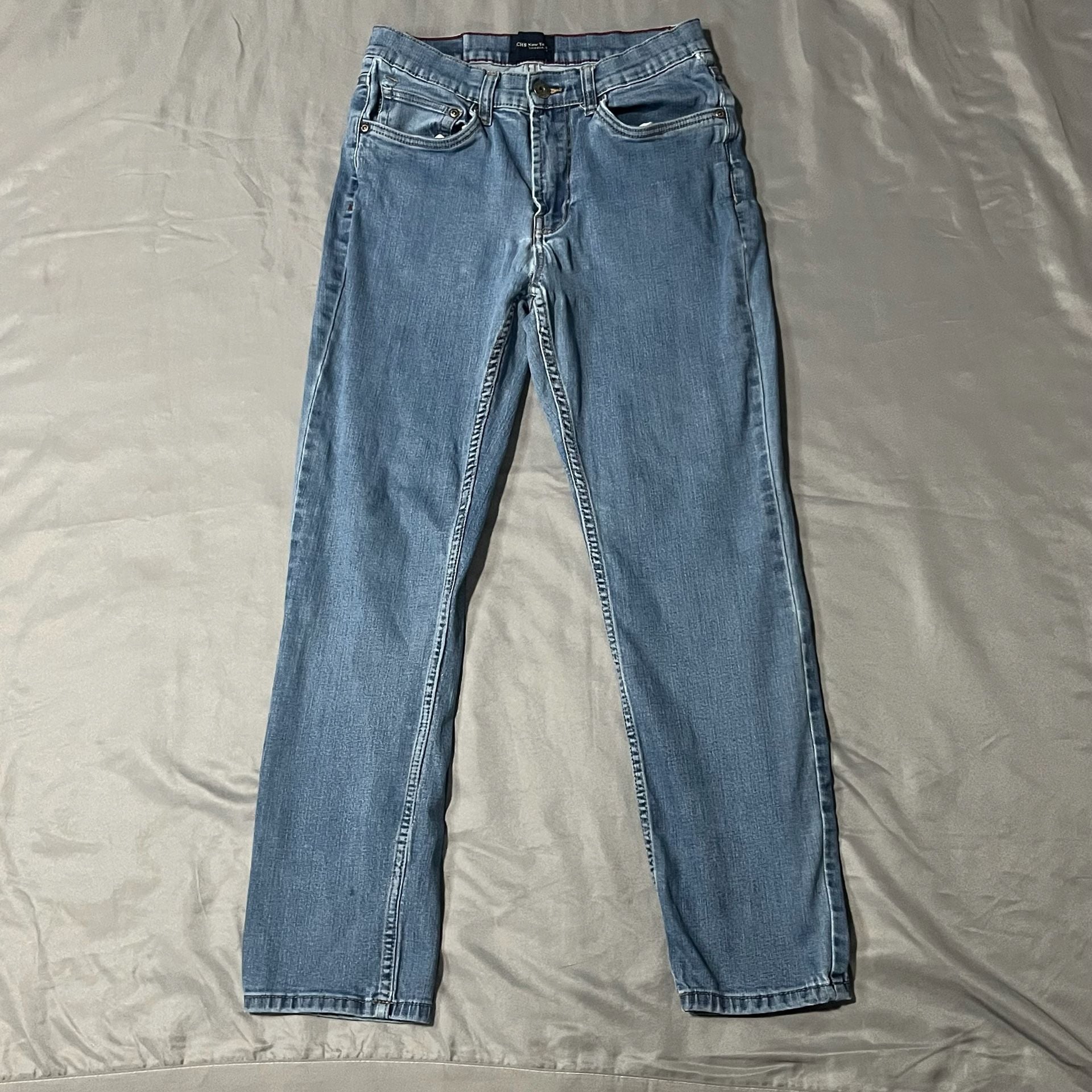 CHX New York Jeans Size 32/30 Blue Cotton Denim Straight Leg Pants 2