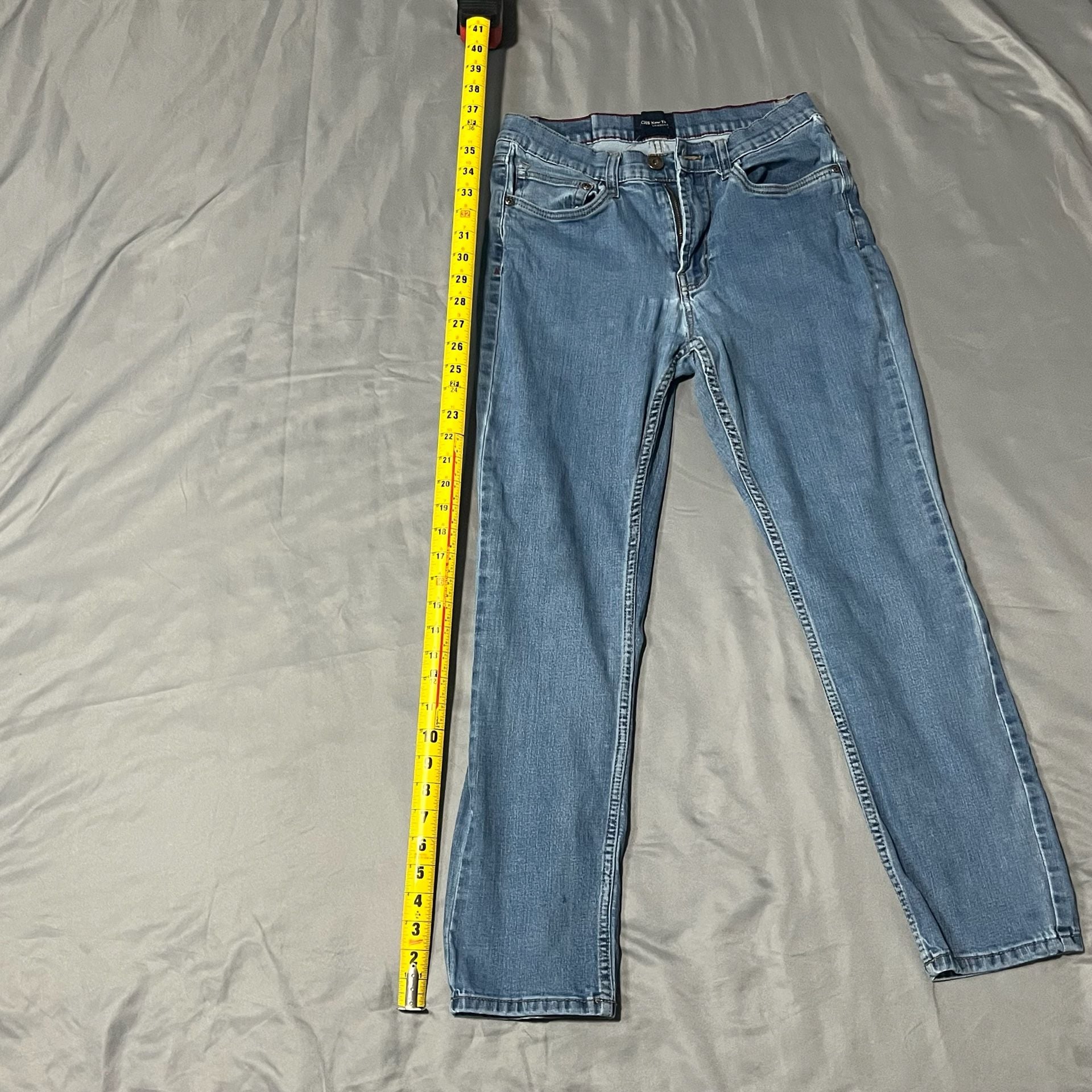 CHX New York Jeans Size 32/30 Blue Cotton Denim Straight Leg Pants 5