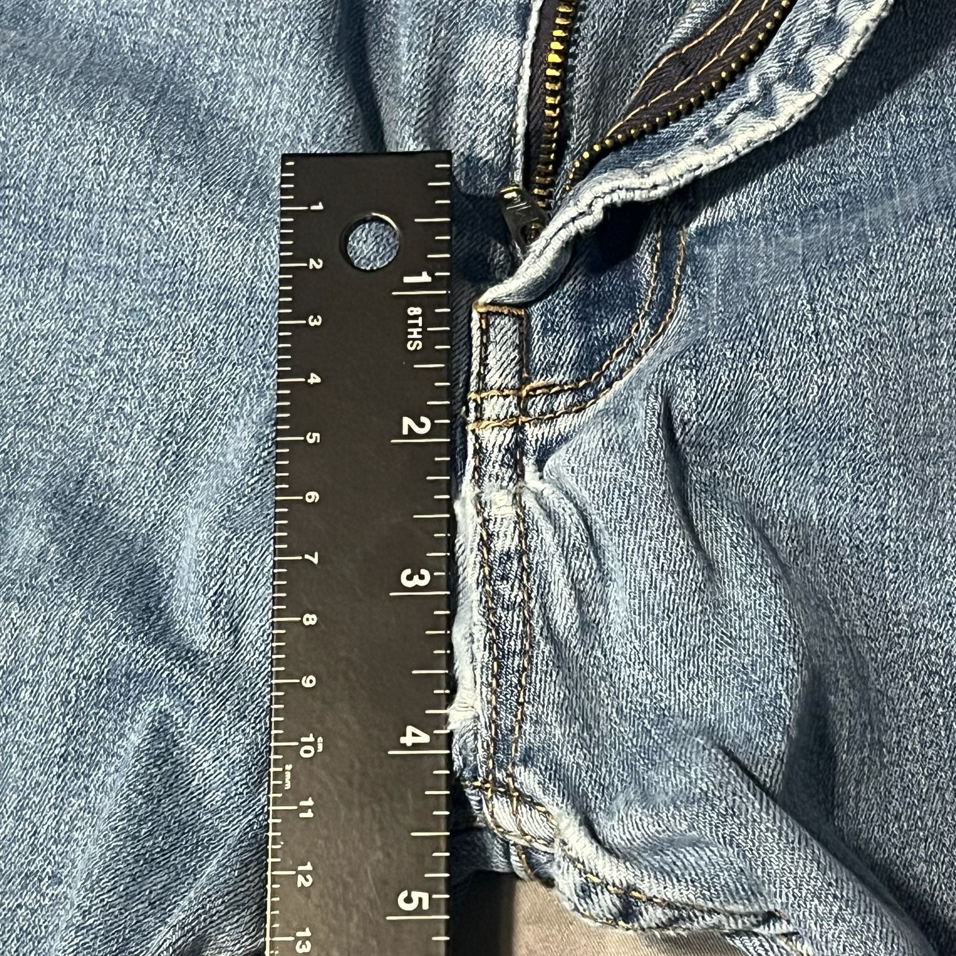 CHX New York Jeans Size 32/30 Blue Cotton Denim Straight Leg Pants 8