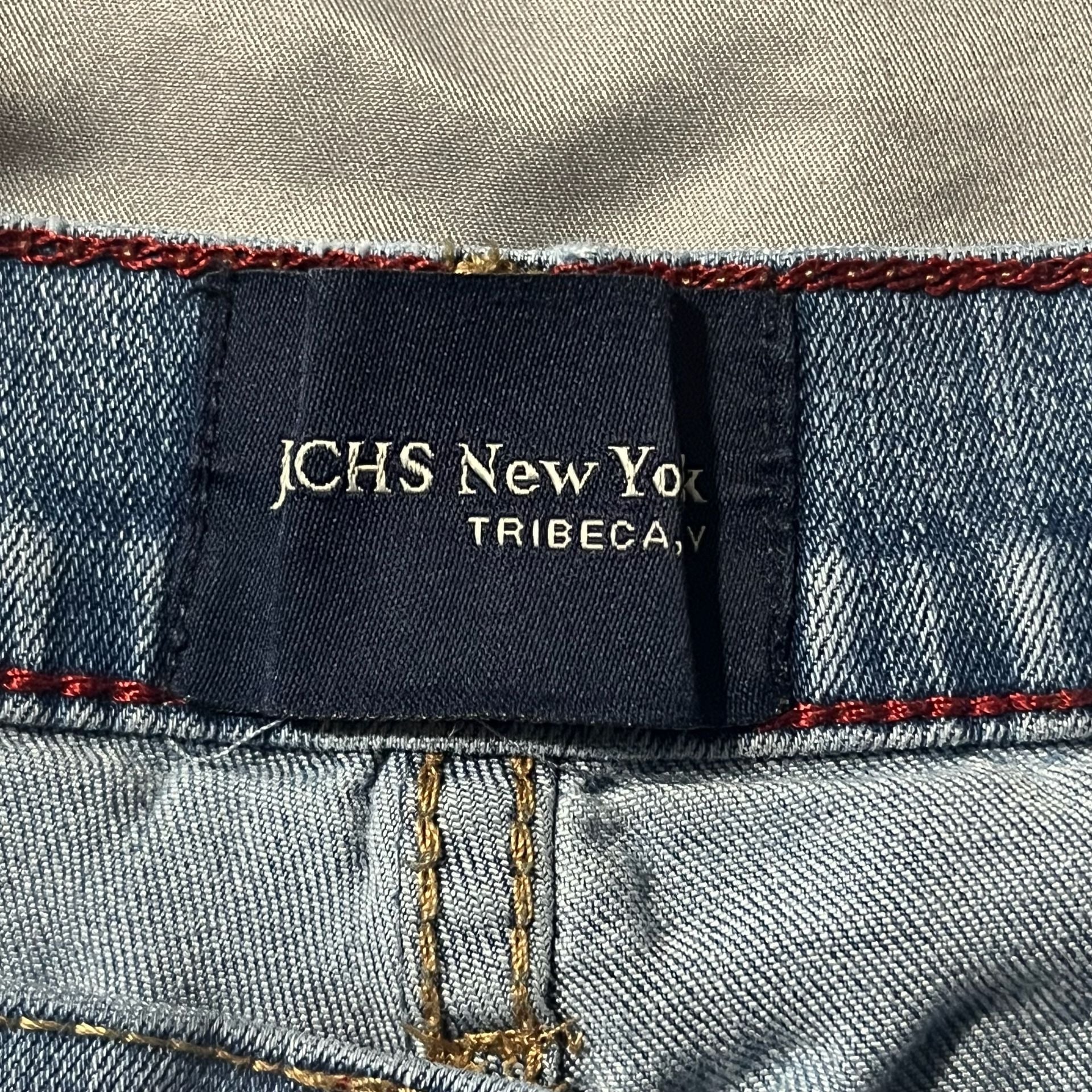 CHX New York Jeans Size 32/30 Blue Cotton Denim Straight Leg Pants 12